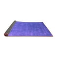 thumbnail image 2 of Ahgly Company Indoor Round Abstract Purple Contemporary Area Rugs, 7' Round, 2 of 4