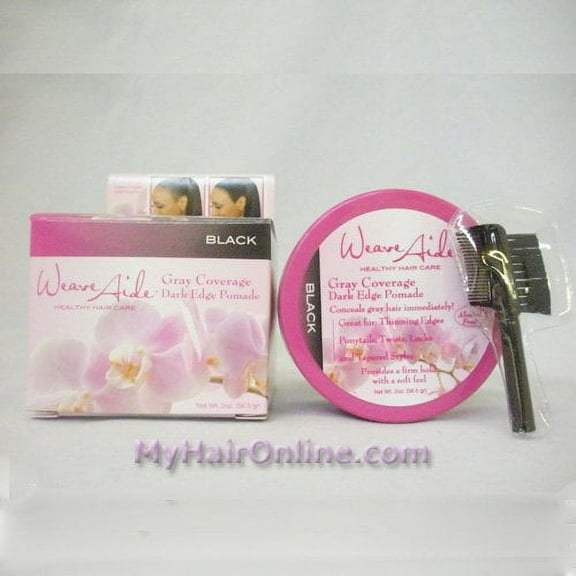 Swing It Weave Aide Gray Coverage Pomade, Black, 2 oz