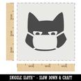 thumbnail image 2 of Judgmental Cat Wearing Mask DIY Cookie Wall Craft Stencil - 3.5 Inch, 2 of 5