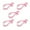 Pink, variant on GJX 5Pcs Glasses Strap,Flexible Glasses Chain,Comfortable Adjustable Length Eyeglasses Strap,Purple