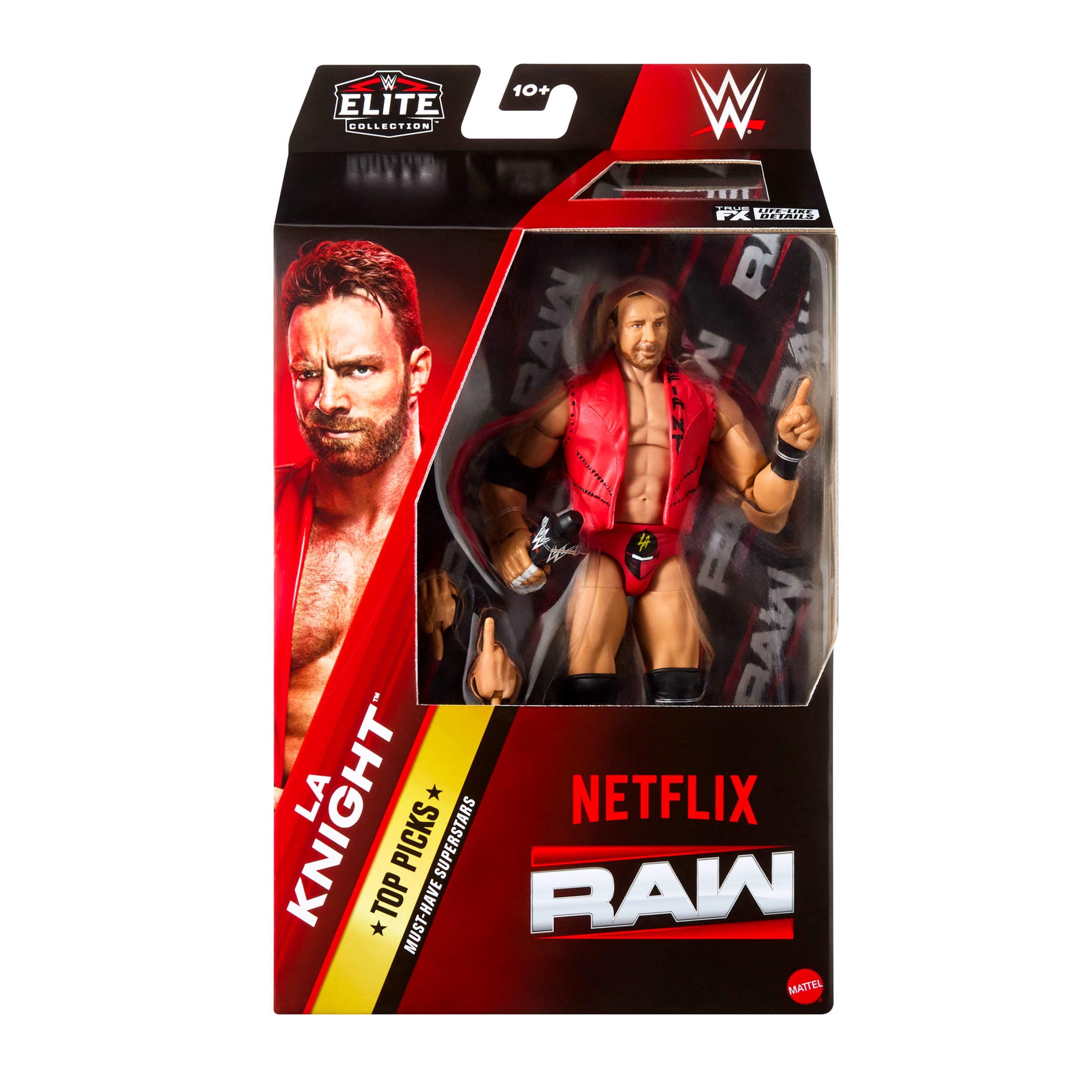 WWE Elite Collection Top Picks LA Knight Action Figure & Accessories, 6-inch Collectible Set