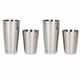 thumbnail image 1 of 4x Martini BAR COCKTAIL SHAKER Acero Inoxidable Boston Mixing Tin 800 & 600mL, 1 of 5