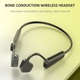 thumbnail image 4 of Gwong Electrónica V11 Oarducción de la conducción ósea Auricular High Fidelity Sin pérdida de agua Bluetooth-Compatible5.0 Cómodo Auricular para conducir, 4 of 6