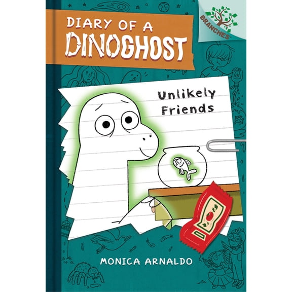 Diary of a Dinoghost Unlikely Friends: A Branches Book (Diary of a Dinoghost #1), (Hardcover)