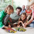 thumbnail image 2 of mmirethe 6pcs/set Children Simulation Dinosaur Toy Pull Back Car Tyrannosaurus Model Toy Racing Vehicles Kids Xmas Gift, 2 of 6