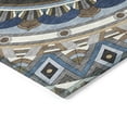 thumbnail image 3 of Addison Rugs Chantille Indoor/Outdoor Transitional Geometric Denim Machine Washable Rectangle Rug, 10' x 14', 3 of 8