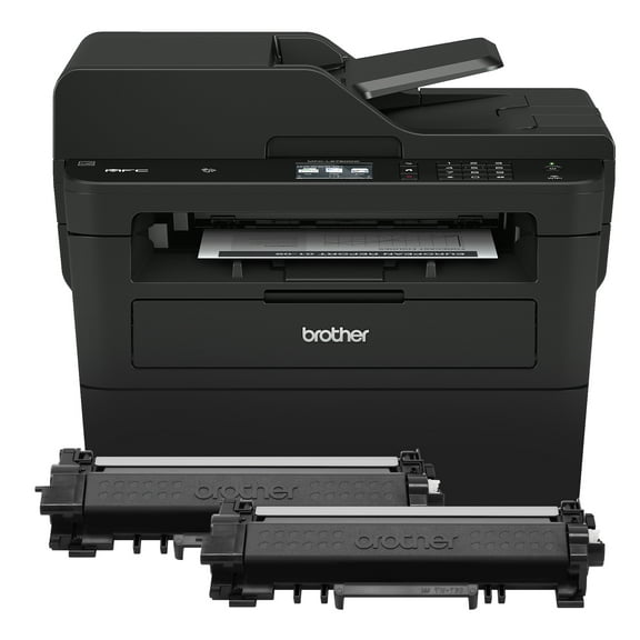 Brother MFC-L2750DW XL Extended Print Compact Laser All-in-One Printer; Up to 2 Years of Toner In-box