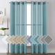 thumbnail image 1 of Cortinas H.VERSAILTEX de lino semitransparente, turquesa, 132 x 213 cm, 2P, 1 of 8