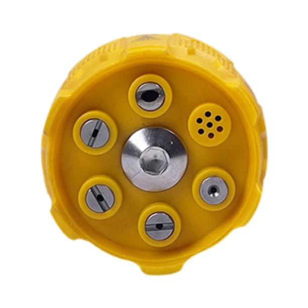 Boquilla de lavadora de alta presión ángulo ajustable 3600 PSI para lavar autos jardín Amarillo