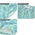 thumbnail image 2 of FORMRS Boys Swim Trunks Quick Dry Mesh Lining Beach Boardshorts, Sizes XS-XL, Abstract Hearts Pattern, 2 of 7