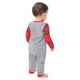 thumbnail image 5 of Family Christmas Pjs Matching Sets, Plaid Letter Print Long Sleeve Pullover+ Long Pants Matching Holiday Pajamas, 5 of 6