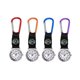 thumbnail image 4 of Reloj de alpinismo con brújula, reloj de bolsillo para enfermera, diseño de mosquetón, relojes sencillos de moda (azul), 4 of 5