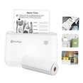 thumbnail image 3 of Portable Mini Wireless Thermal Label Printer 304 DPI Inkless Pocket Sticker Maker Compatible with Android iOS Windows for Photo Notes Receipt Work Study White, 3 of 5