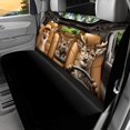 thumbnail image 2 of POLERO Deer Driving Print, Stretch Rear Seat Covers Set of 2 Durable Full Wrap Auto Seat Covers for Car Interior Auto Interior, 2 of 7