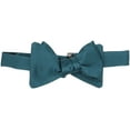 thumbnail image 1 of Dion Nœud Papillon en Soie Turquoise Uni pour Homme - Taille Unique, 1 of 2