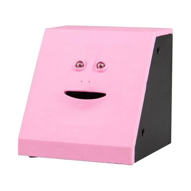 Plastic Face Bank Human Face Smart Sensor Piggy Bank Electric Coin Can
