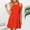 #0195-Dark Gray, variant on Women Boho Lace Trim Spaghetti Strap Midi Dress Front Lace Up Irregular Ruffle Hem Sundress Orange S Gift