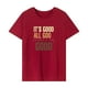 thumbnail image 1 of Camiseta para mujer verano suave moda clásica ropa básica camiseta para viaje vacaciones XL, 1 of 7