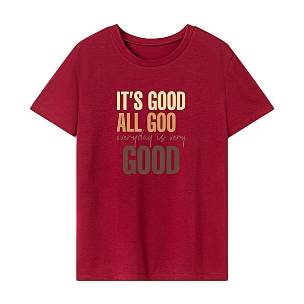 Camiseta para mujer verano suave moda clásica ropa básica camiseta para viaje vacaciones XL