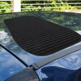 thumbnail image 4 of Universal Linen Seat Cushion Set Breathable Mesh Grid Design Three Piece Mat for Enhanced Year Round Driving Comfort, 4 of 5