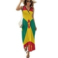 thumbnail image 2 of Flag of Grenada Sleeveless Dress Dresses Women Summer Evening Dresses Ladies Bohemia Long Dresses, 2 of 9