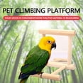 thumbnail image 3 of Pet Bird Mirror With Perch Wooden Play Toy For Parrots Parakeet Cage U.K-Fast M3H2, 3 of 8
