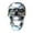 Silver, variant on Motorcycle Skull Headlight,Universal Handmade LED Motorcycle Skull Lamp,Motorcycle Skull Front Head Light, for Motorcycle Decorations
