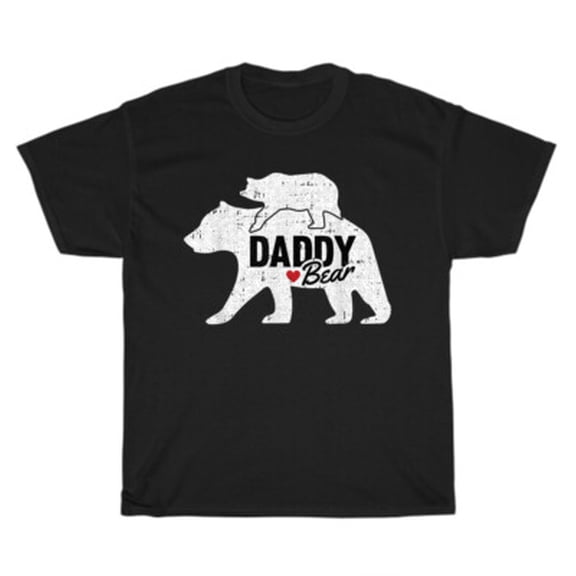 Velto Daddy Bear Fathers Day Gift Cute Baby Cub Papa Dad-a Pops T-Shirt Unisex All Size S-5XL