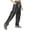Grey, variant on Men's Tear Away Pants Side Split Snap Open Bottom Sweatpants Breakaway Post Surgery Pants with Pockets