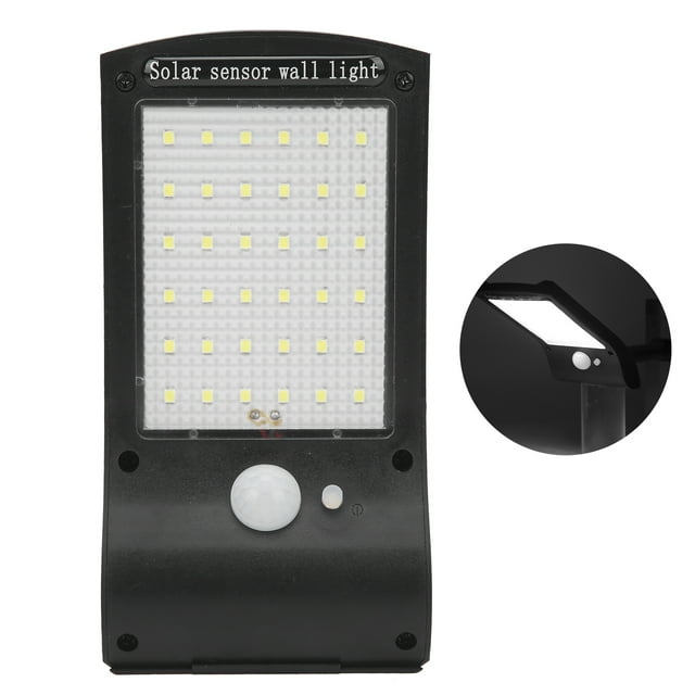 Accesorio De Luz Solar Con Sensor De Movimiento Para Exteriores, Luz Solar De Pared De 36LED, Para Garaje Y Jardín