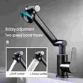 thumbnail image 5 of 1pc 360° Rotating Sink Faucet - Zinc Alloy Aerator with Robotic Arm Nozzle, 2 Water Outlet Modes, Universal US G7 8 Threads, Drinking Water Safe, Classic Design for Kitchen  Bathroom Sinks, 5 of 10