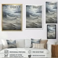 thumbnail image 4 of Designart "Desert Sandstorm Euphony Impasto" Landscape & Nature Floater Framed Wall Art Living Room, 4 of 7