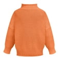 thumbnail image 2 of Aayomet Long Sweater Cardigan Women Womens Oversized Fuzzy Crewneck Long Sleeve Sweaters Casual Loose Knitted Pullover Jumper Tops,Orange S-XXL, 2 of 4