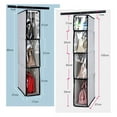 thumbnail image 3 of Wovilon Storage Bags 1Pc Handbag Organizer Homewares Nonwoven Hanging Closet Storage Bag, 3 of 4