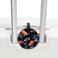 thumbnail image 3 of Fish Set of 2pcs PU Leather Round Suitcase Tags with Privacy Cover and Name ID Tag - Ideal for Travel Luggage, Handbags, Backpacks, School Bags, 3 of 6