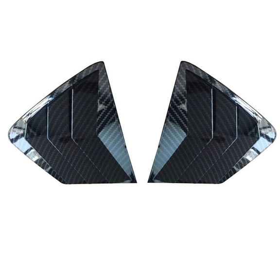 2Pcs Car Side Quarter Window Vent Louver Shutter Cover For Honda Civic 2012-2015