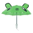 thumbnail image 3 of 1 Pce Parapluie Coloré Dessin Animé Mignon pour Poupée - Vert, 3 of 6