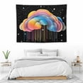 thumbnail image 3 of FUMJ  Clouds Rainbow Tapestry Wall Hanging Bohemia Decor Retro 70s Galaxy Space Tapestry Kawaii Room Decor Aesthetic Wall Tapestry For Teen Girls Bedroom Dorm, 3 of 7