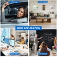 thumbnail image 6 of 3 Pcs Mini Digital Clock Small Digital Clock Stick on Battery Operated Self Adhesive Bracket for Car Dashboard Fridge (Black), 6 of 6