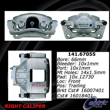 Brake Caliper Package - OE Replacement for 2008-2016 Dodge Grand Caravan Front Left Disc Brake Caliper (30th Anniversary Edition / American Value Package / C/V / Canada Value Package / Crew)