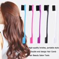 thumbnail image 4 of Peine de peluquería de belleza con cepillo de doble cara con borde para el cabello (3 uds.), 4 of 9