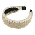 thumbnail image 4 of Unique Bargains 1 Pc Headband Yarn-edge Hair Accessories for Women Coffee Color, 4 of 5