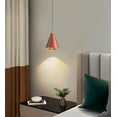thumbnail image 5 of FSLiving 7W Adjustable Levitate Pendnat Light Retractable Lift Ceiling Light Fixtures with Aluminum&Glass Shade,Indoor Island Light Adjustable Wire Lamp 3000K,Brown - 1 Pack, 5 of 5