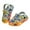 Grey#1230, variant on LIIPEE Boys Girls Slippers Cartoon Printed Closed Toe Non- Soft Sole On Water Shoes Toddler Comfort Vacation Slipper,Blue,1.5-2 Years