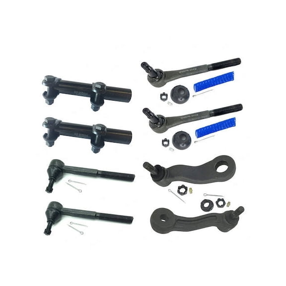 Tie Rod End Pitman Arm Idler Arm Kit - 8 Piece - Compatible with 1993 - 1999 Chevy C1500 1994 1995 1996 1997 1998