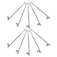 thumbnail image 2 of KAKOWELY 10pcs Portable Latch Crocheting Hooks Set For Diy Knitting And Crocheting Projects, Sturdy Metal Crochet Hooks With Latch For Yarn And Beading, Crochet Tool Kit With Ten Pieces, 2 of 4