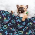 thumbnail image 3 of Naloa Blue Butterfly Dog Blanket, 3 Sizes Cat Blanket for Indoor Cats Large Medium Small Dog Gifts-Large, 3 of 8