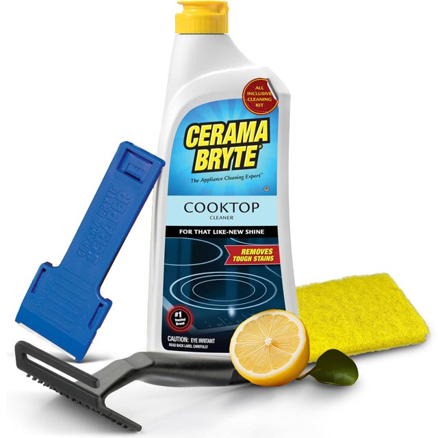Limpiador de estufas Cerama Bryte 532 ml con herramienta de limpieza y raspador
