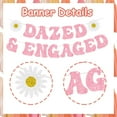 thumbnail image 6 of Dazed & Engaged Bachelorette Decoration,One -Pink Letter Banner and one Paper Tassel Banner for Bridal Shower Engagement Wedding Hen Party Supplies., 6 of 7