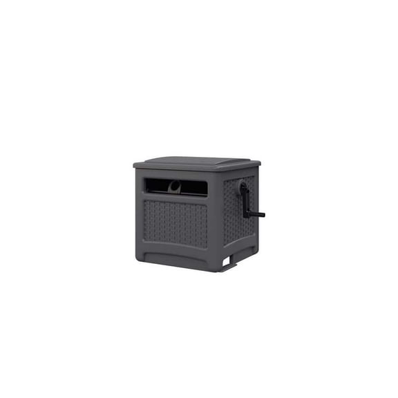 Smart Trak 225 ft. Gray Free Standing Hideaway Hose Reel